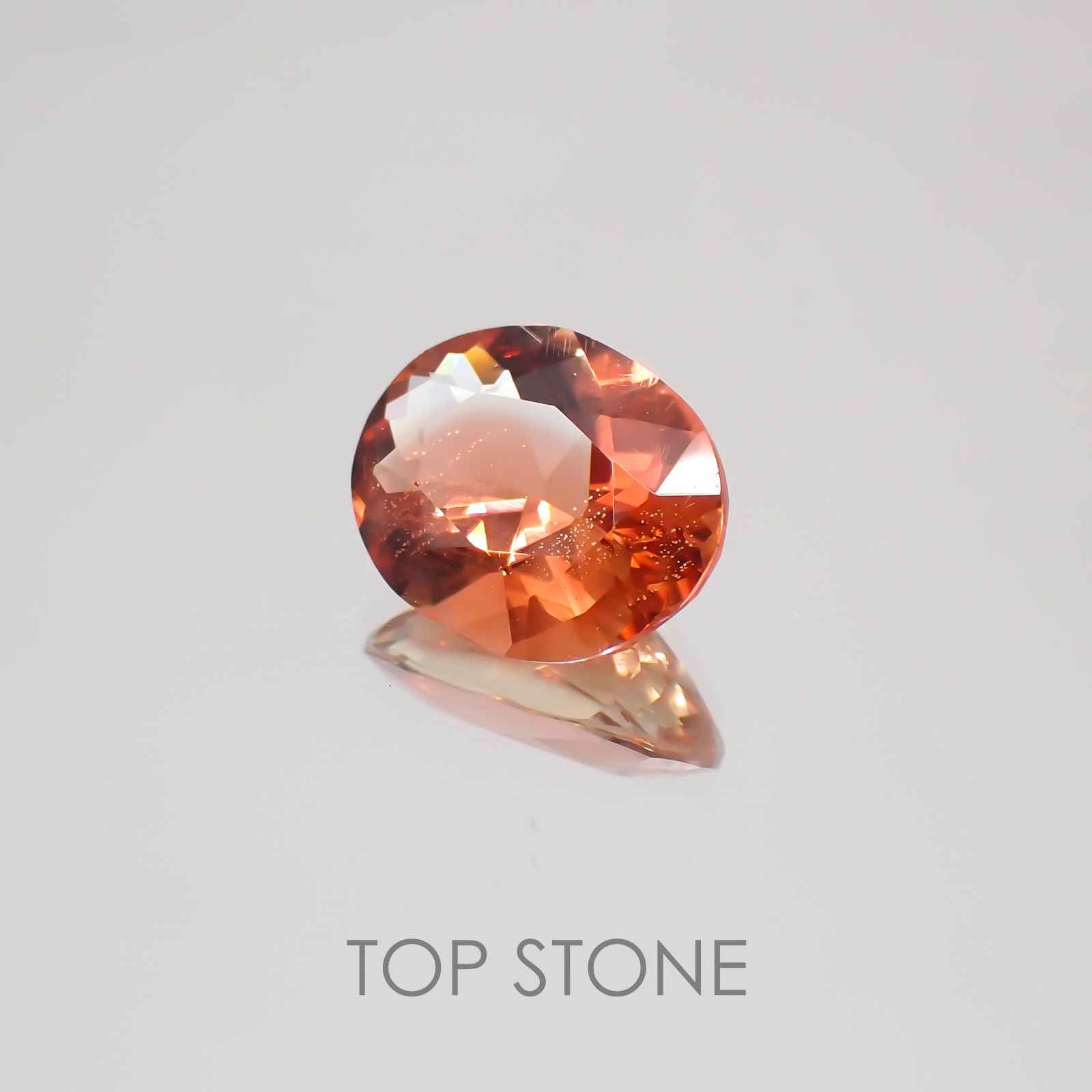 オレゴンサンストーン アメリカ産 ルース 1.9ct[21019349]10×7.8mm前後