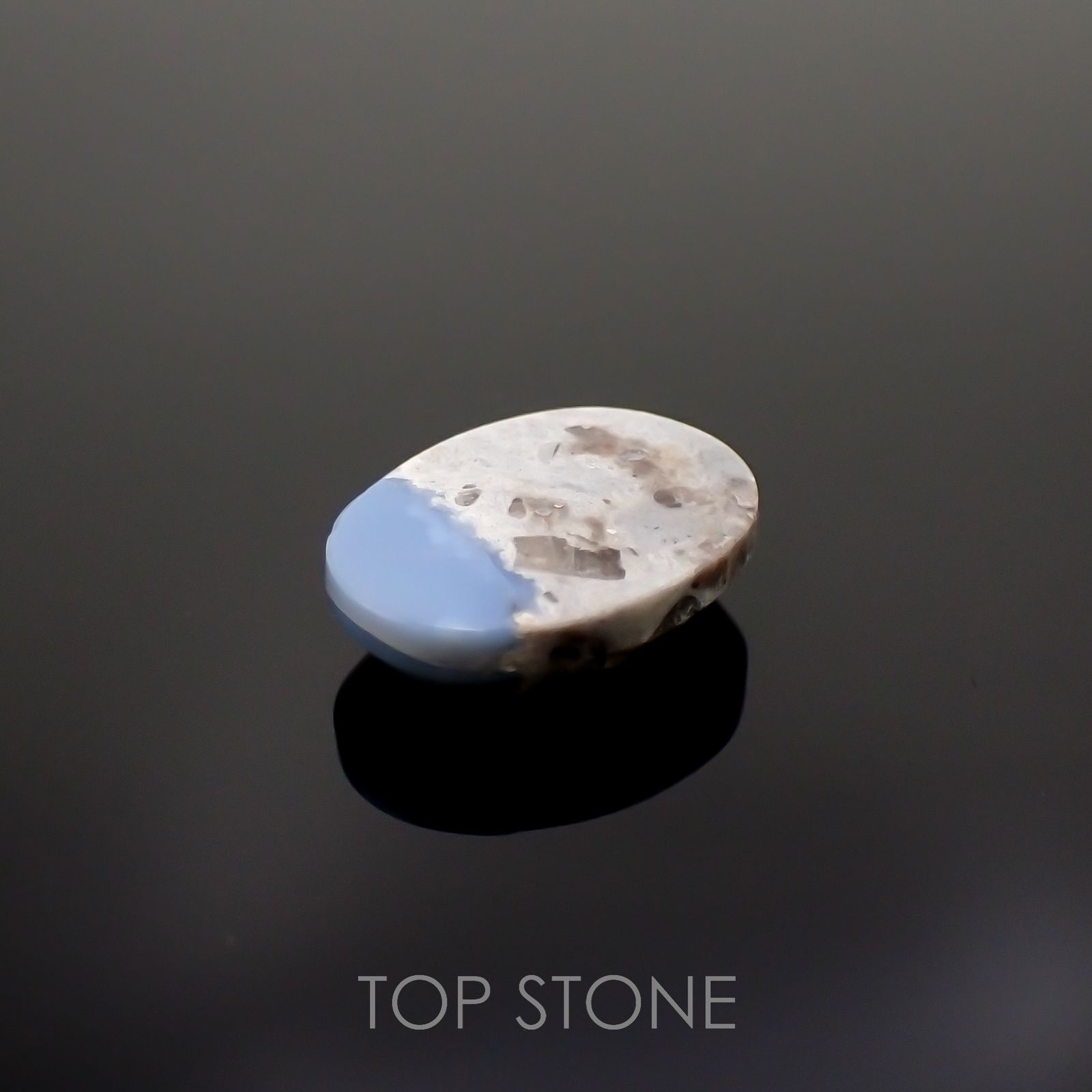 マトリックスブルーオパール アメリカ・オレゴン州産 4.31ct[220917817]13.6x10mm前後