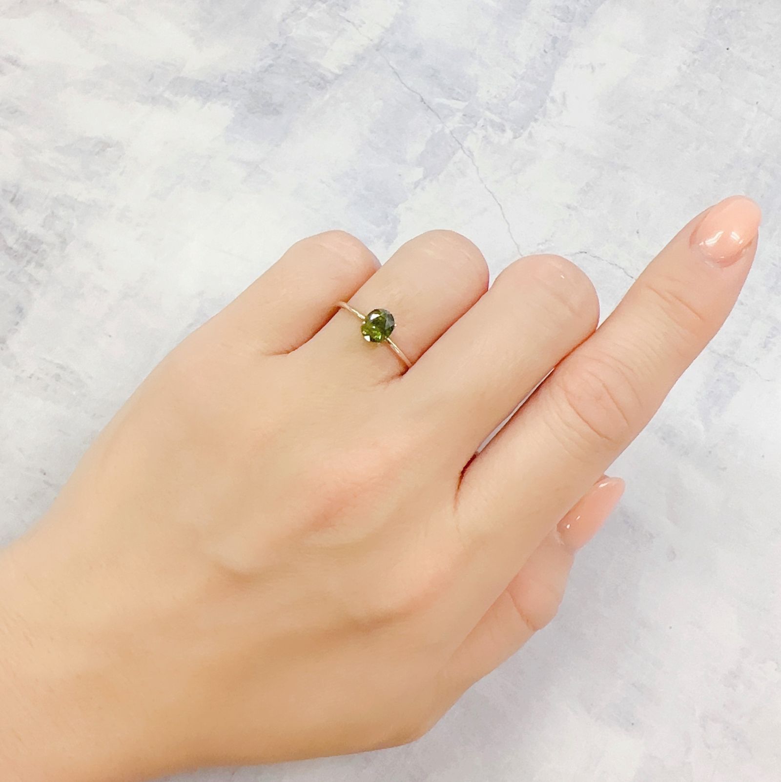 カラーチェンジスフェーン パキスタン産 0.86ct [230120039]6x5mm前後