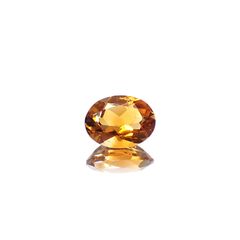 マデイラシトリン ブラジル・ミナスジェライス州産 0.93ct [250630590]7.7x5.8mm前後
