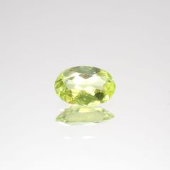 パロットクリソベリル(宝石名クリソベリル)インド産 0.41ct 識別済[220114524]5.9x4mm前後