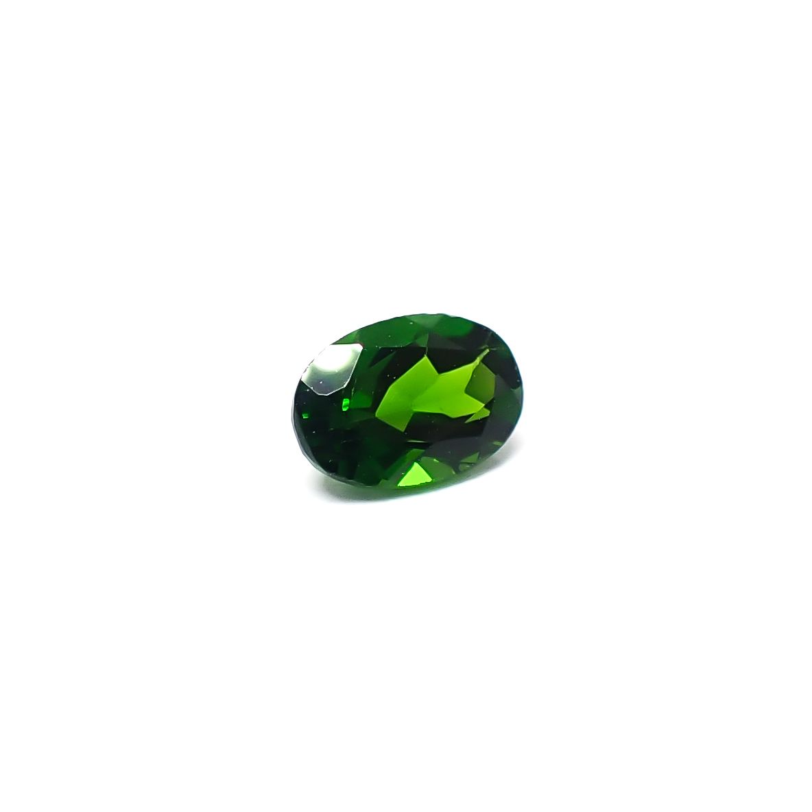 クロムダイオプサイド(宝石名クロム・ダイオプサイド)ロシア産 識別済 0.51ct / 6x4.1mm前後 [260432099]