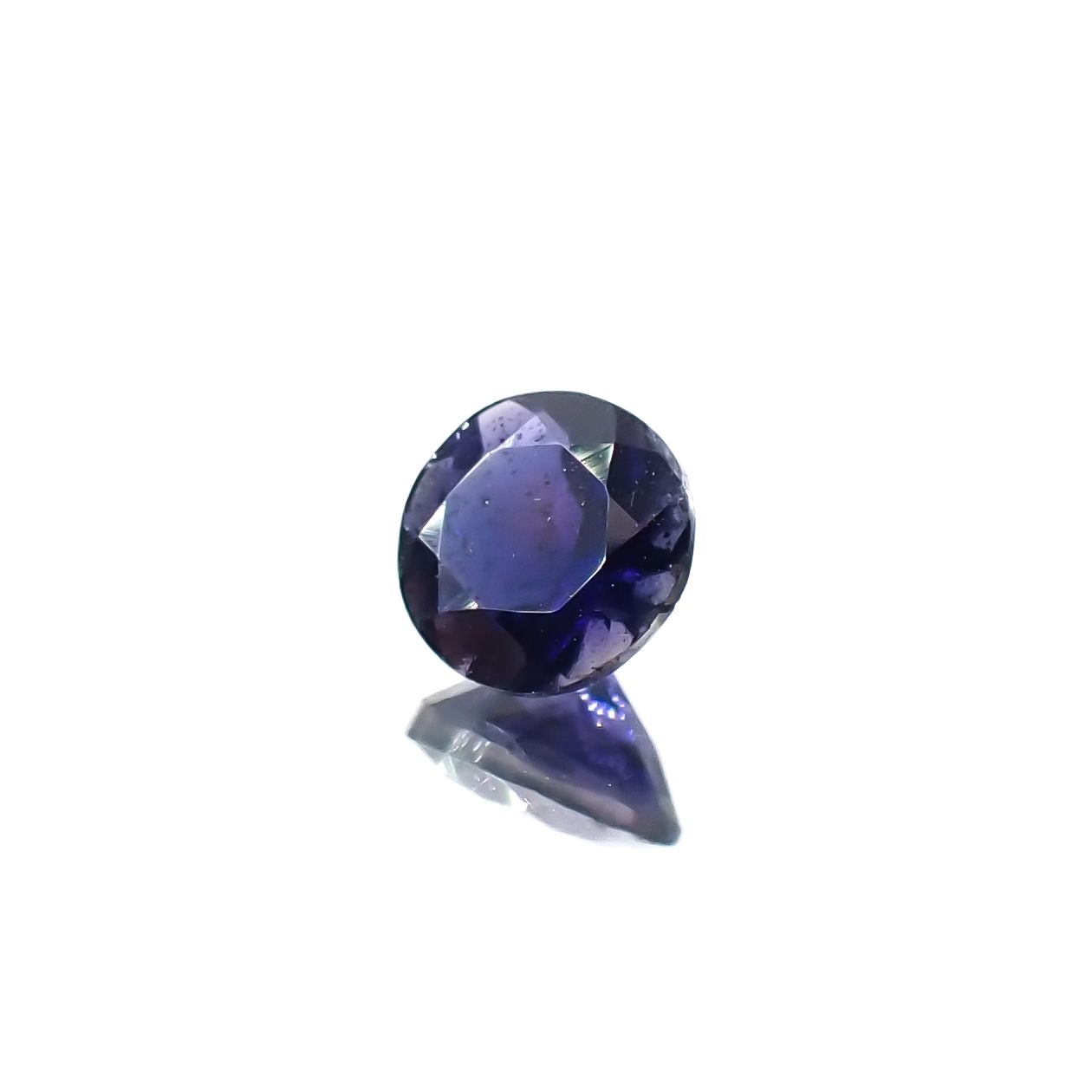 アイオライトサンストーン インド/ブラジル産 0.41ct[231224836]5x5mm前後