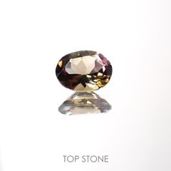 パーティカラートルマリン(宝石名パーティカラード・トルマリン) ブラジル/アフリカ産 0.72ct 識別済[211013572]6.8×5.1mm前後