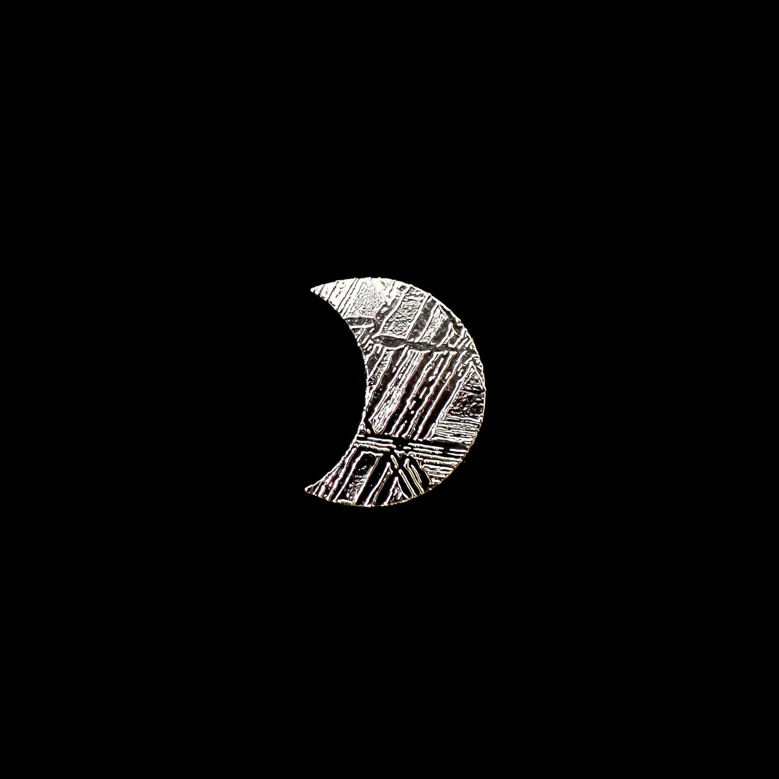 ◇カスタムカット・ムーン◇アルタイ隕石 発見地：中国 1.07ct [250129807]10x7.6mm前後
