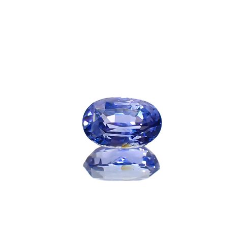 サファイア 非加熱(宝石名ブルー・サファイア)スリランカ/マダガスカル産 1.30ct GIT鑑付[240828674]7.32x5.01mm前後