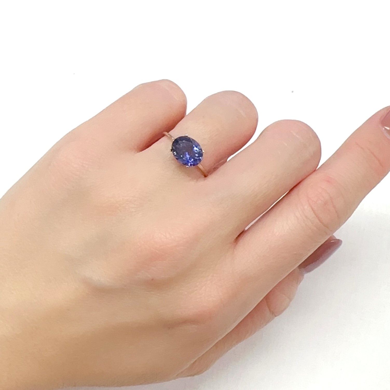 アイオライトサンストーン インド/ブラジル産 1.52ct[231224844]8.8x7mm前後