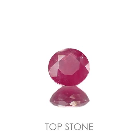 レッドベリル(宝石名レッド・ベリル)アメリカ・ユタ州産 0.15ct 識別済[220716749]3.6x3.6mm前後