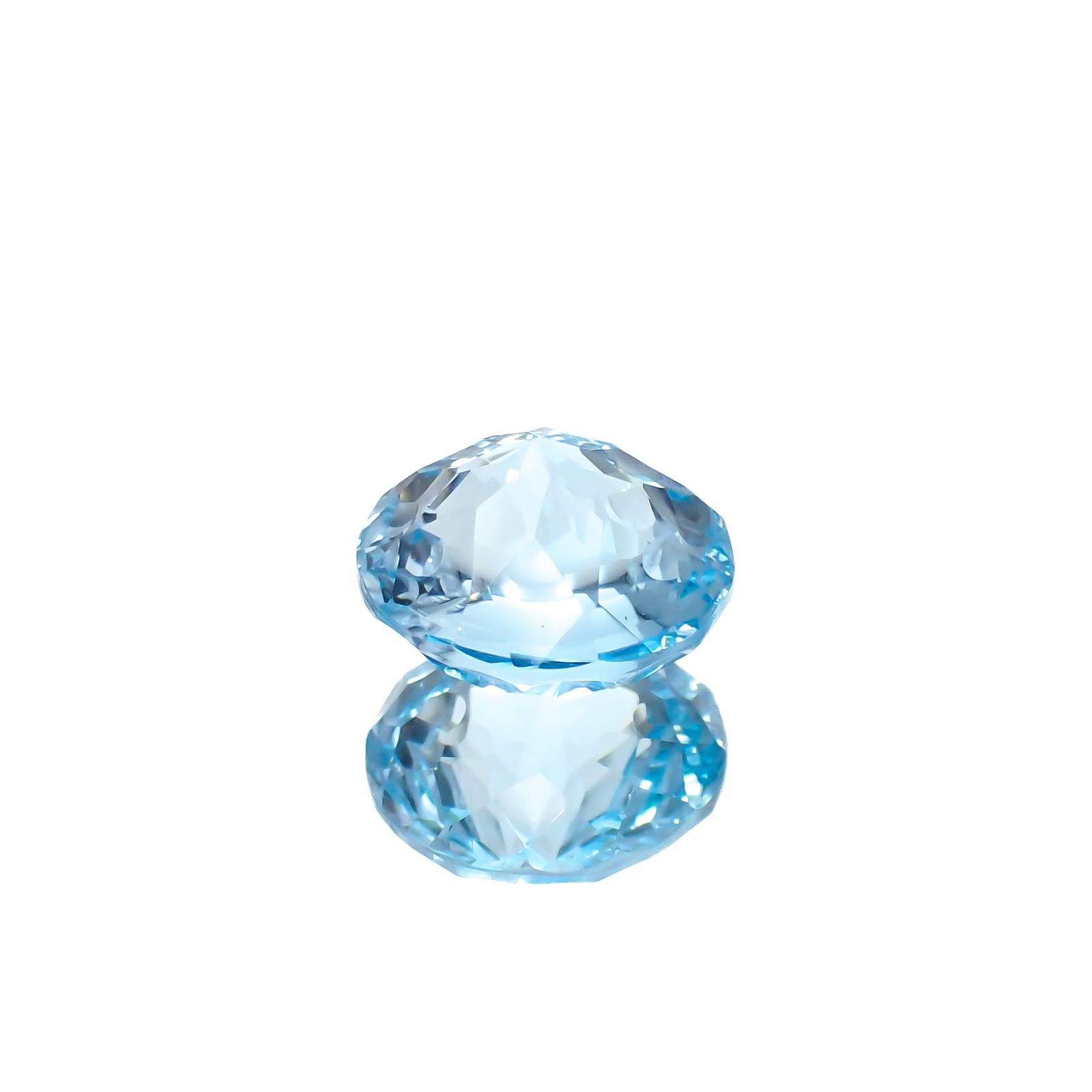 ◇カスタムカット◇ブルートパーズ ブラジル産 5.04ct[221219326]10.2x10.2mm前後
