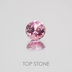 ホットピンクスピネル ビルマ産 ルース 0.36ct[210610009]4.2×4.2mm前後