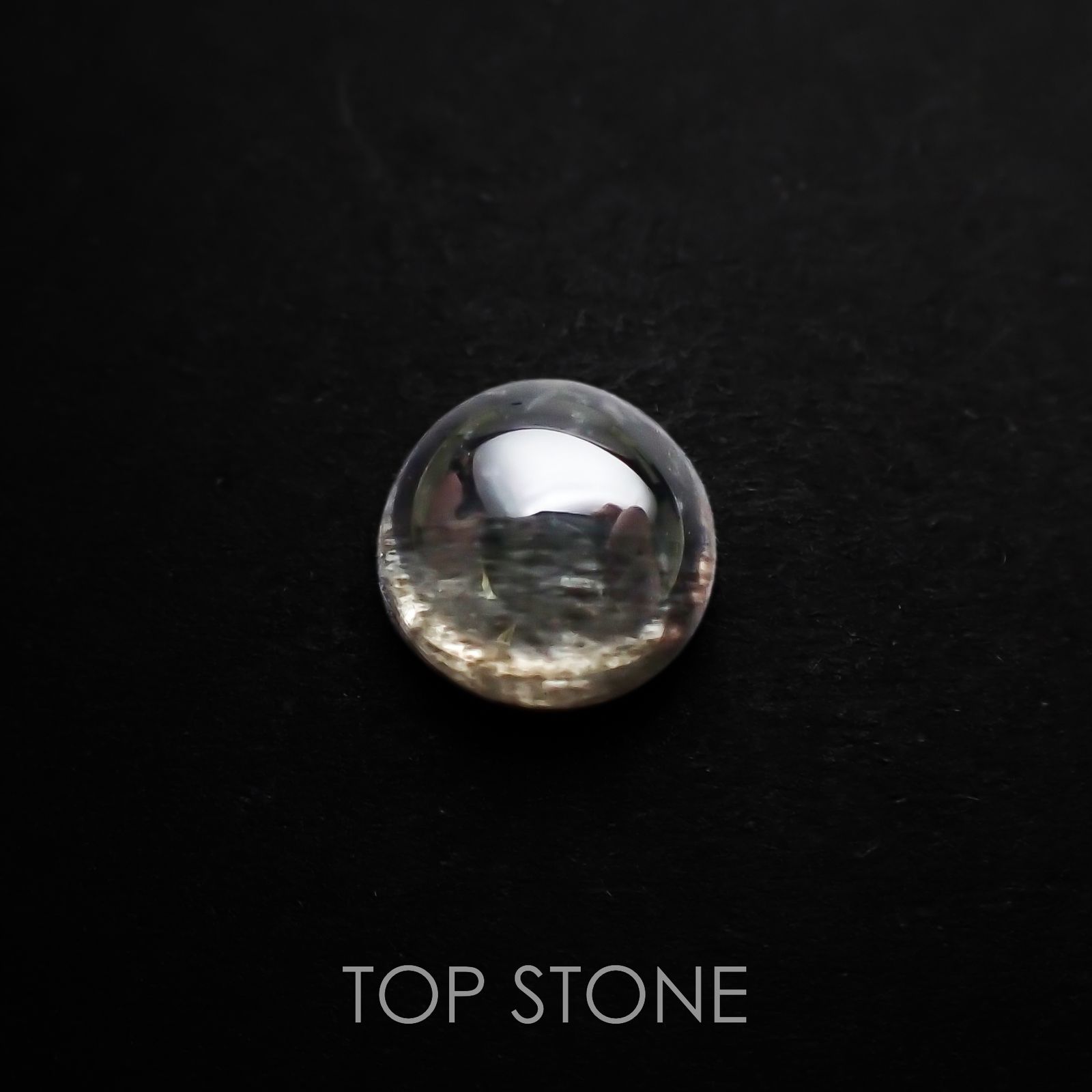 アベンチュリンアクアマリン ナイジェリア産 2.70ct[221219700]8.6x8.5mm前後