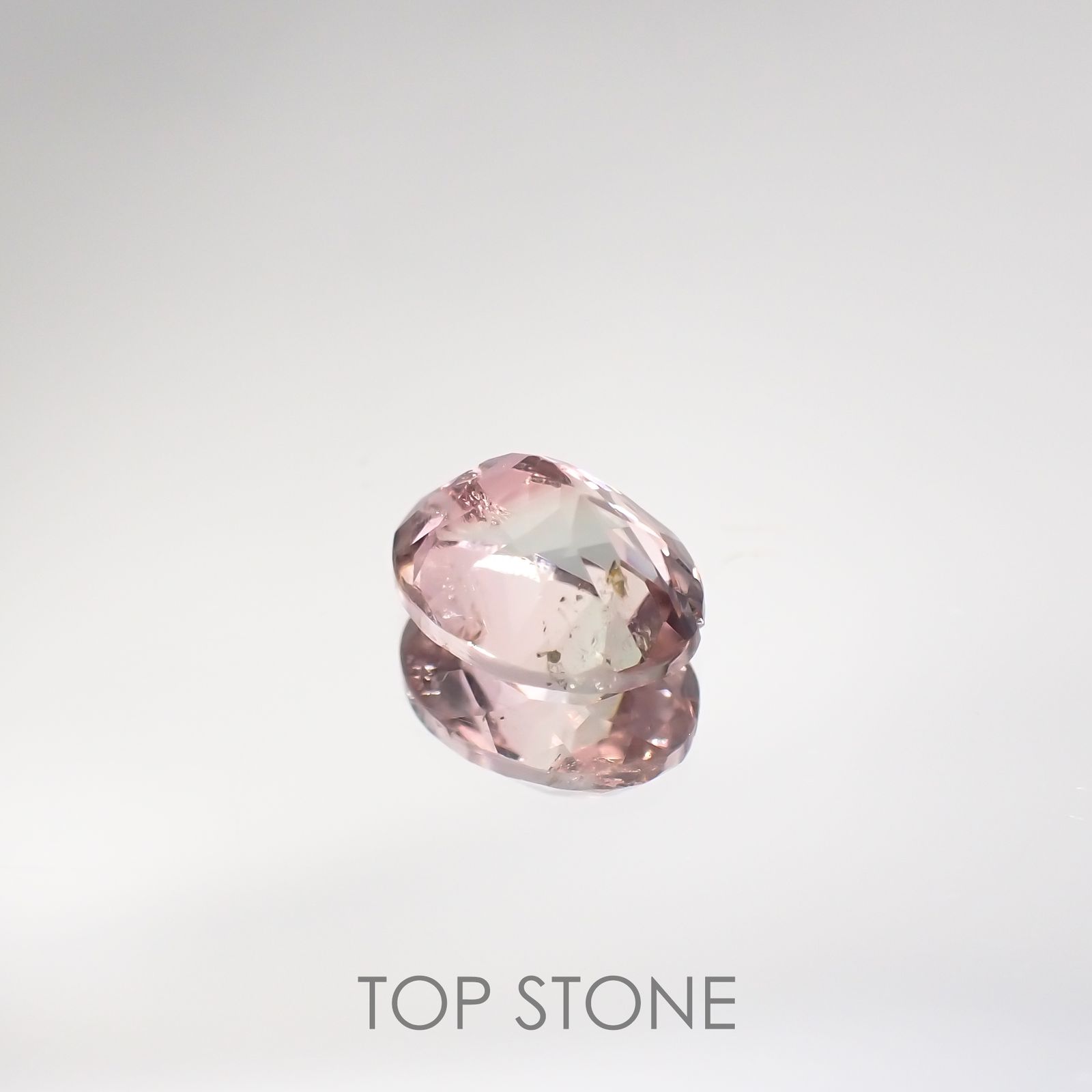 パーティカラートルマリン(宝石名パーティカラード・トルマリン) ブラジル産 1.467ct ソ付(彩珠)[210711885]8.1×6.1mm前後