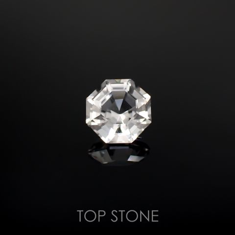 ◇オクタゴンカット◇レムリアンシードクリスタル(保証シール付き) ブラジル産 0.83ct[221018278]6x6mm前後