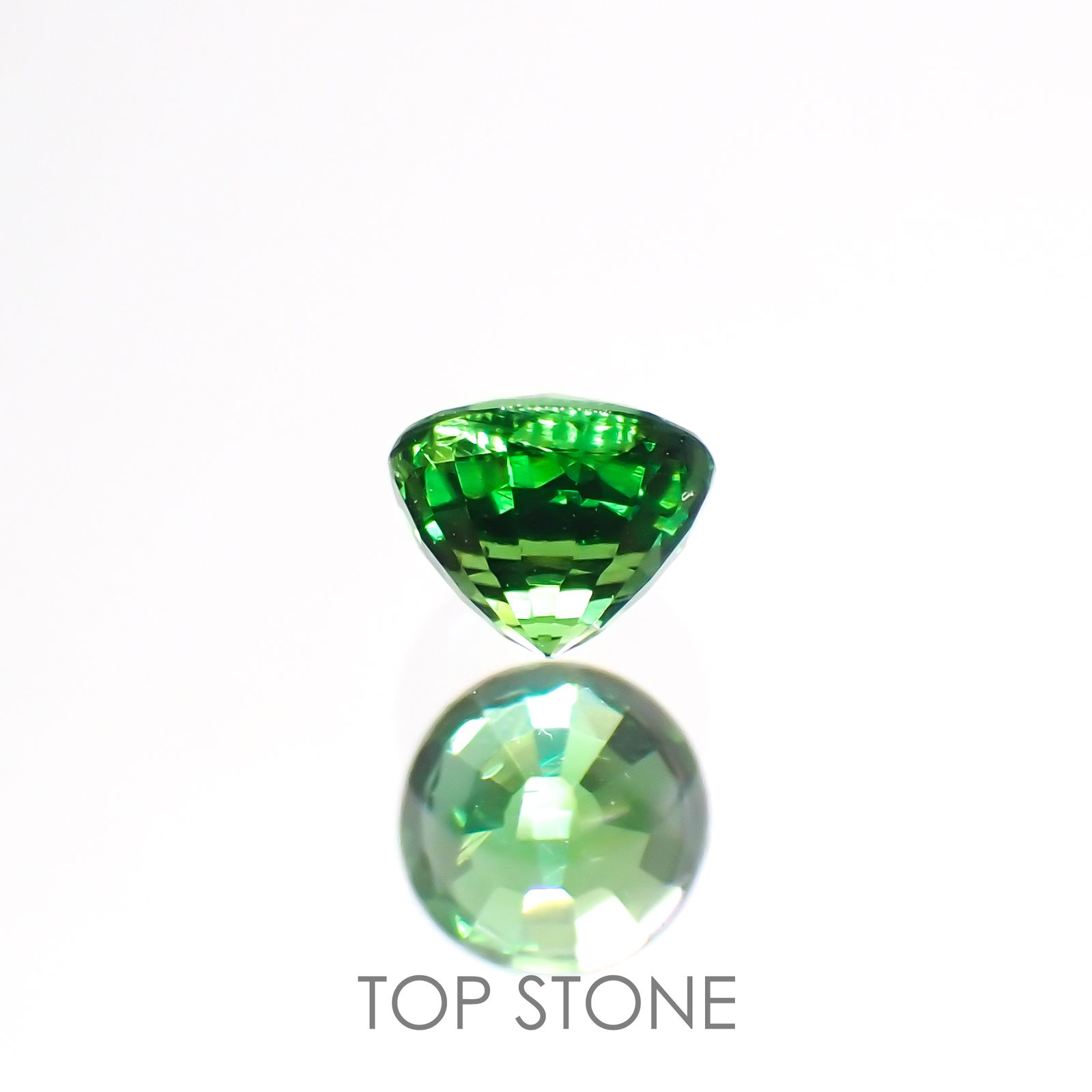 クロムトルマリン タンザニア産 0.25ct[220114160]3.7x3.7mm前後
