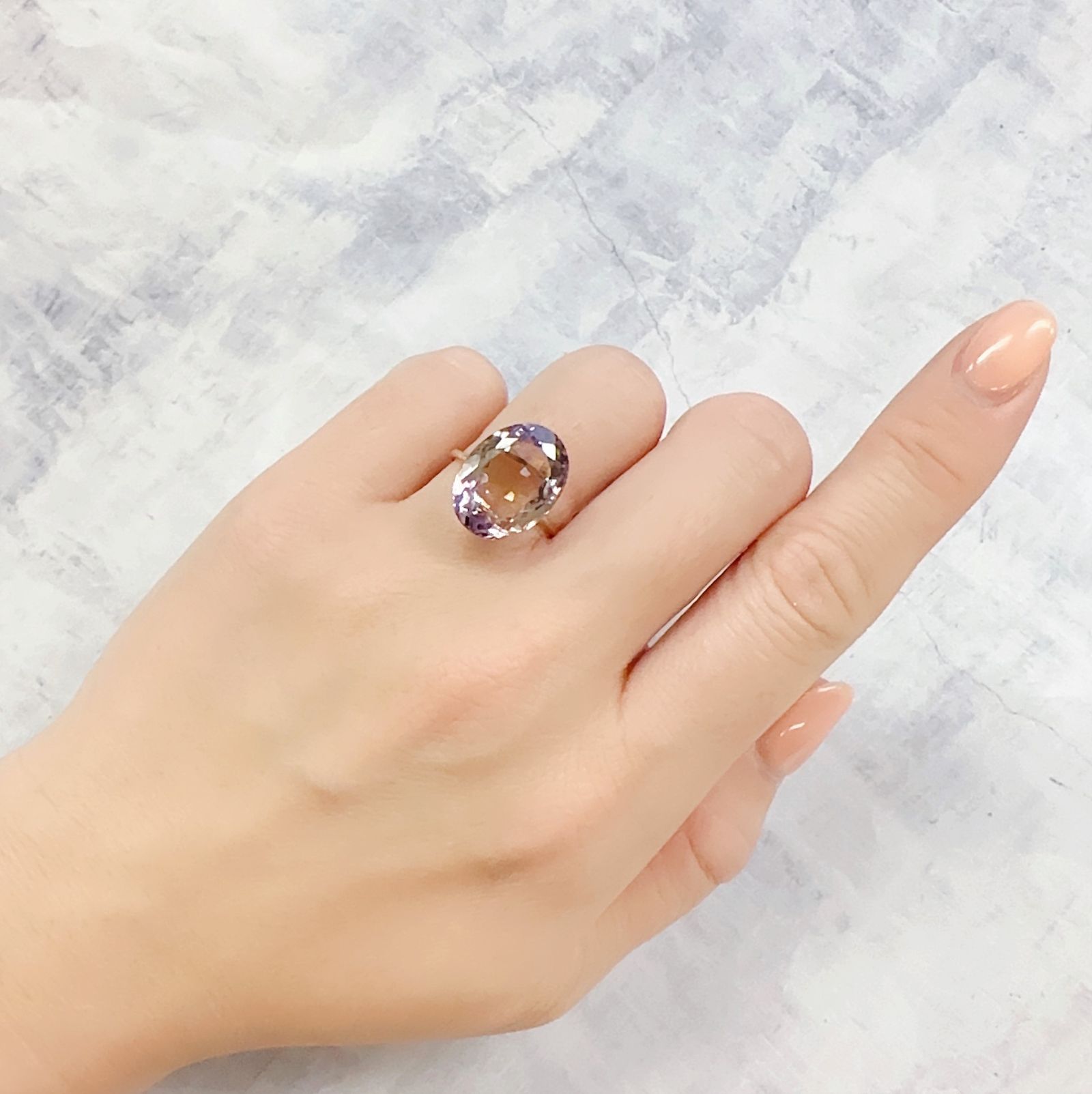 アメトリン ブラジル産 9.32ct[230120078]15.6x11.7mm前後