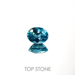 アパタイト(宝石名アパタイト)マダガスカル産 0.78ct 識別済[220616385]6.3x4.9mm前後