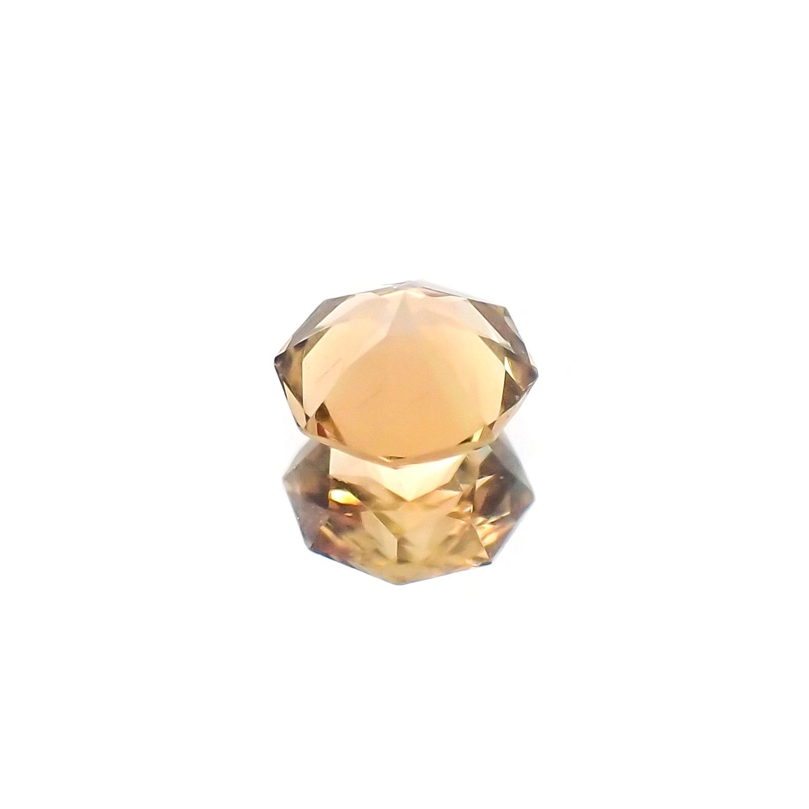 ◇オクタゴンカット◇バイカラートルマリンSA(宝石名バイカラー・トルマリン)ブラジル/アフリカ産 0.23ct 識別済[230622370]3.9x3.9mm前後