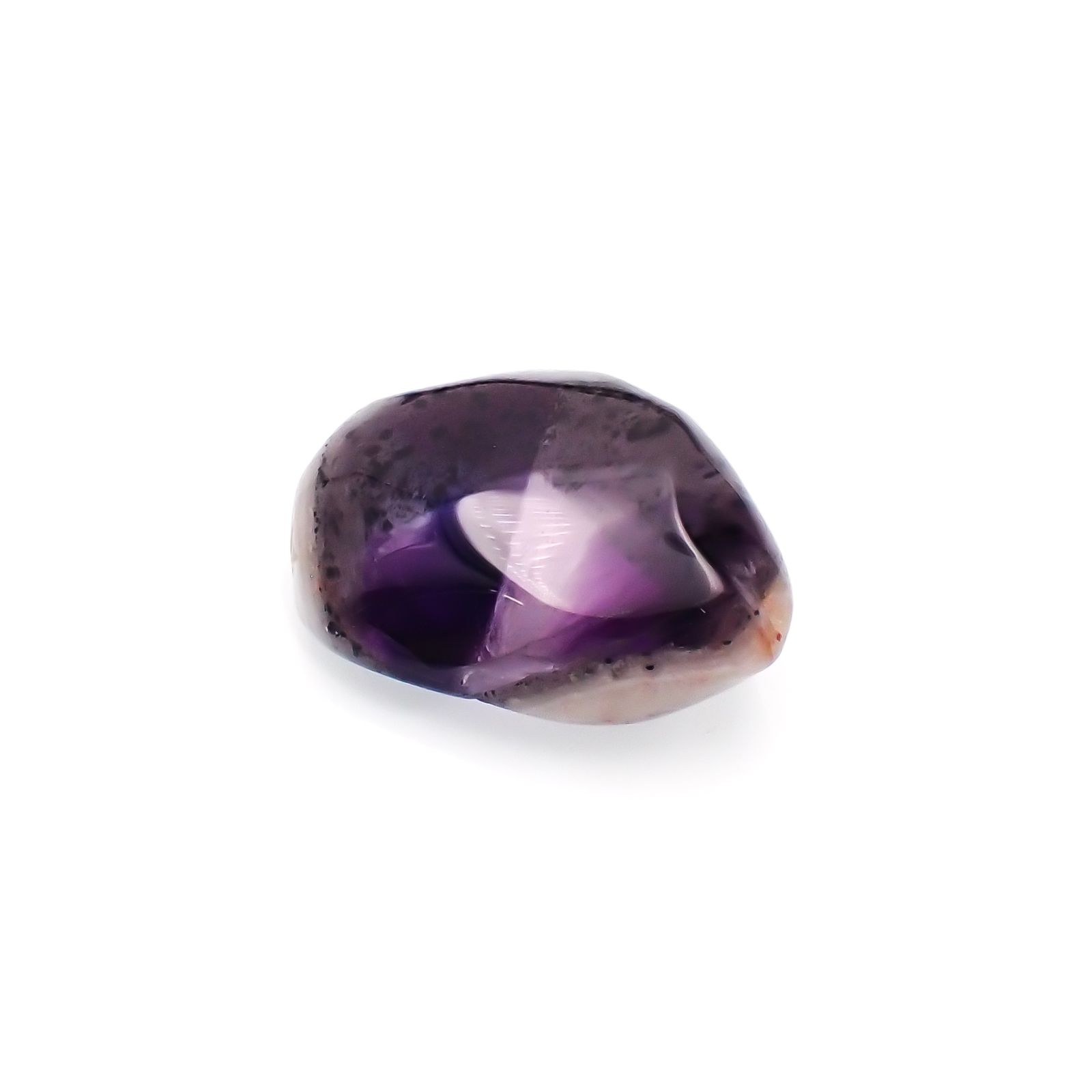 ◇フリーフォーム◇トラピッチェアメジスト 母岩付き ブラジル産 16.56ct[230722778]20.5x16.6mm前後