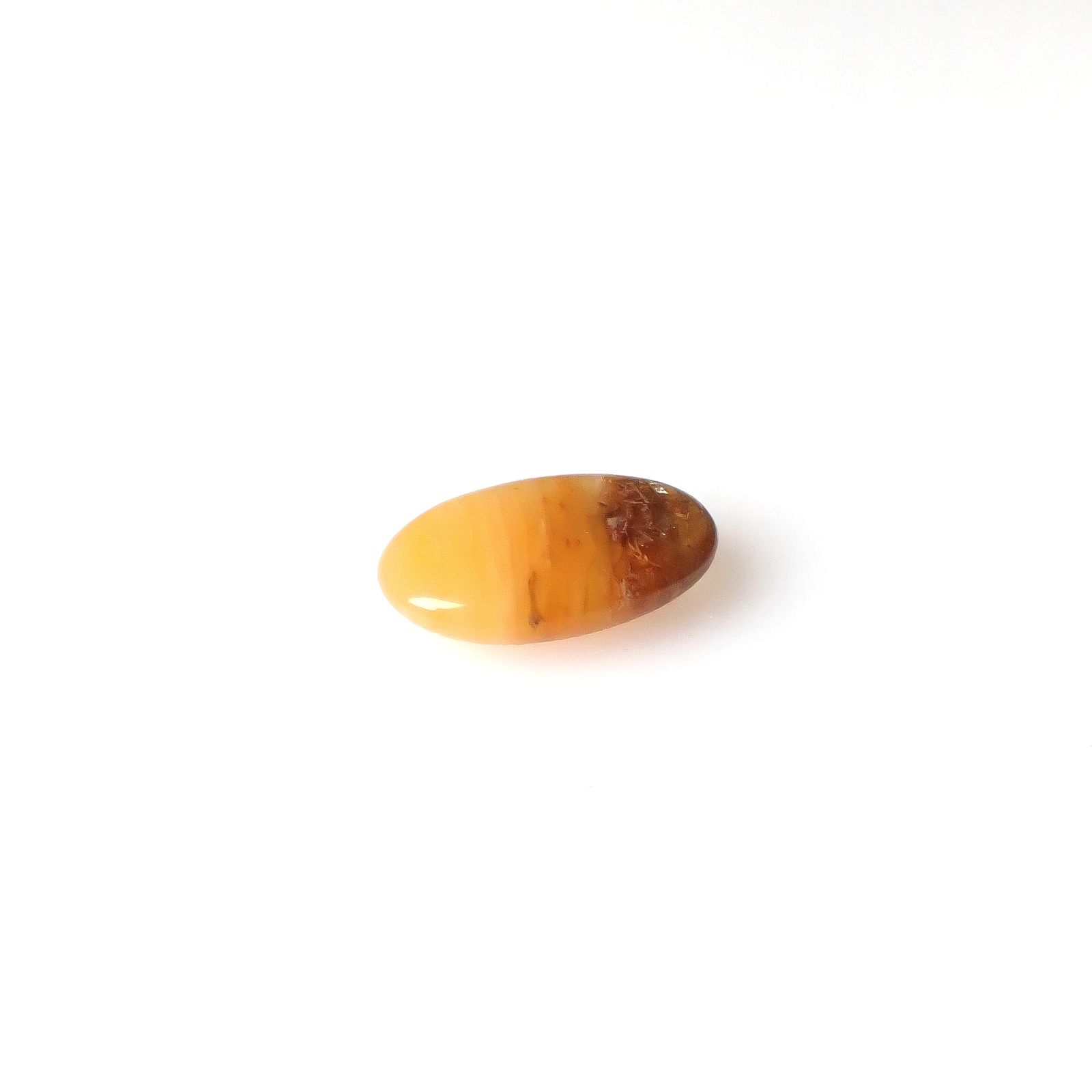 北海道石(北海道オパール) 北海道河東郡鹿追町然別産 1.62ct [250530409]11.7x7.2mm前後
