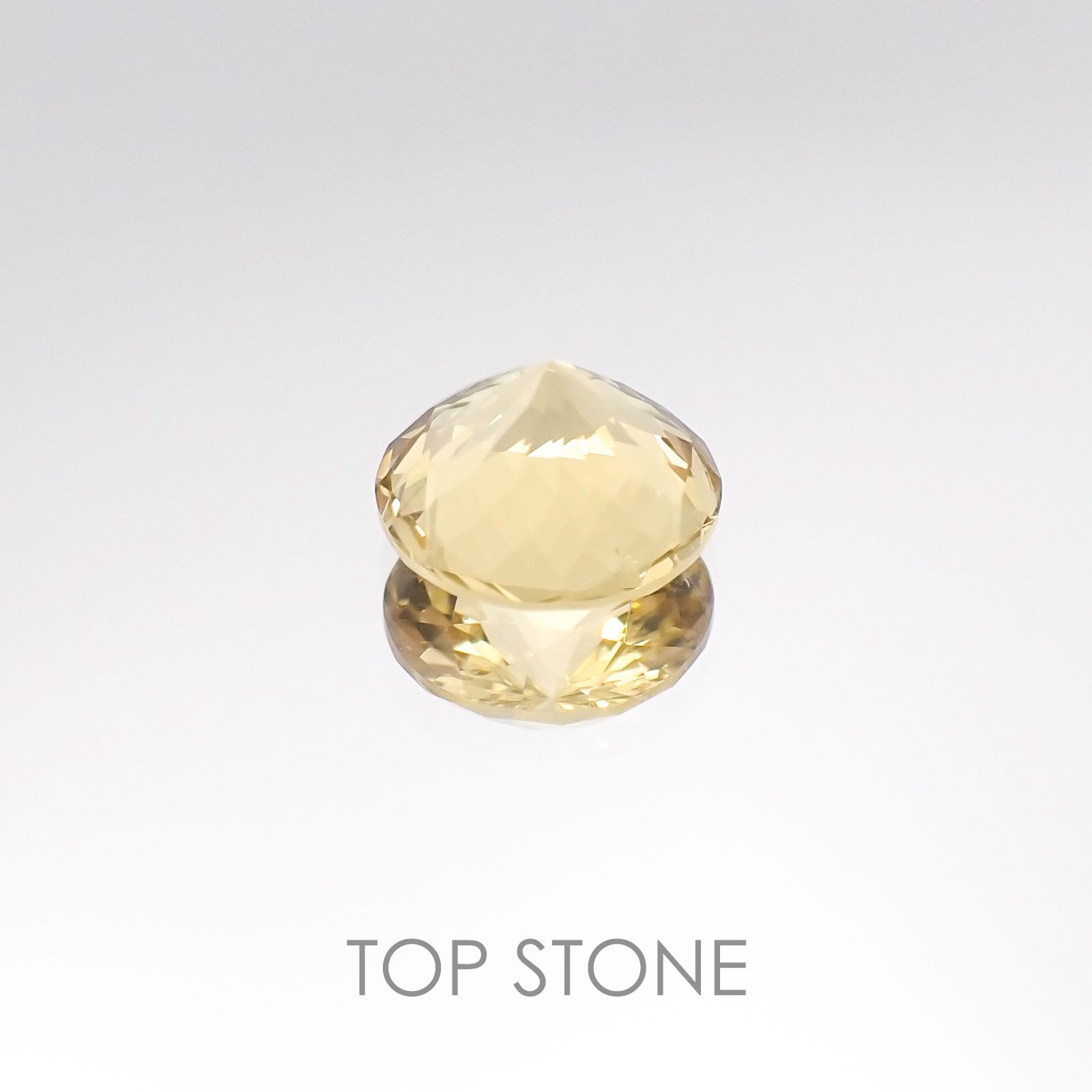 ゴールデンベリル ブラジル産 ルース 1.1ct[20106525]6.9×6.9mm前後