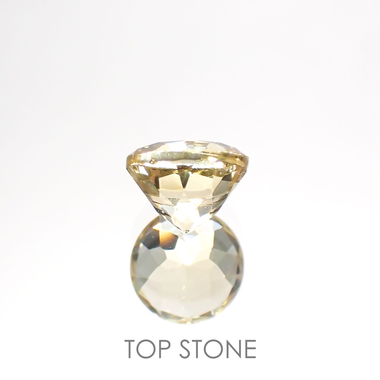 イエローベリル(宝石名イエロー・ベリル)ブラジル産 1.44ct 識別済[220114232]7.2x7.1mm前後