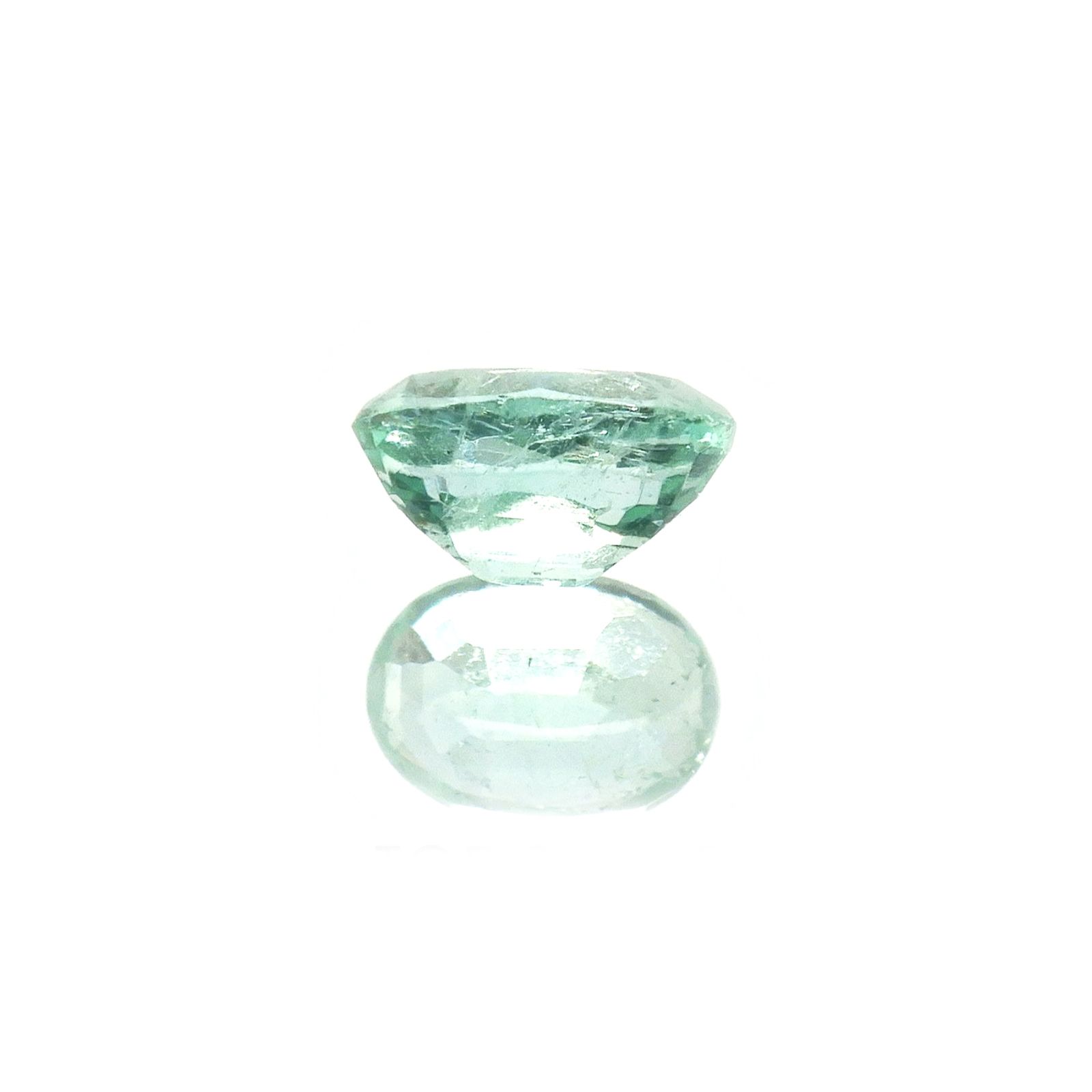 パステルカラーエメラルド コロンビア/ブラジル産 0.34ct [250817234]5.3x3.7mm前後