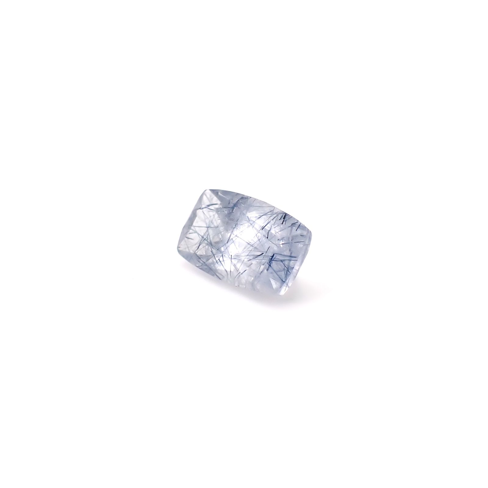 インディゴライトインクォーツ ブラジル産 1.60ct / 9.2x5.6mm前後 [260331838]