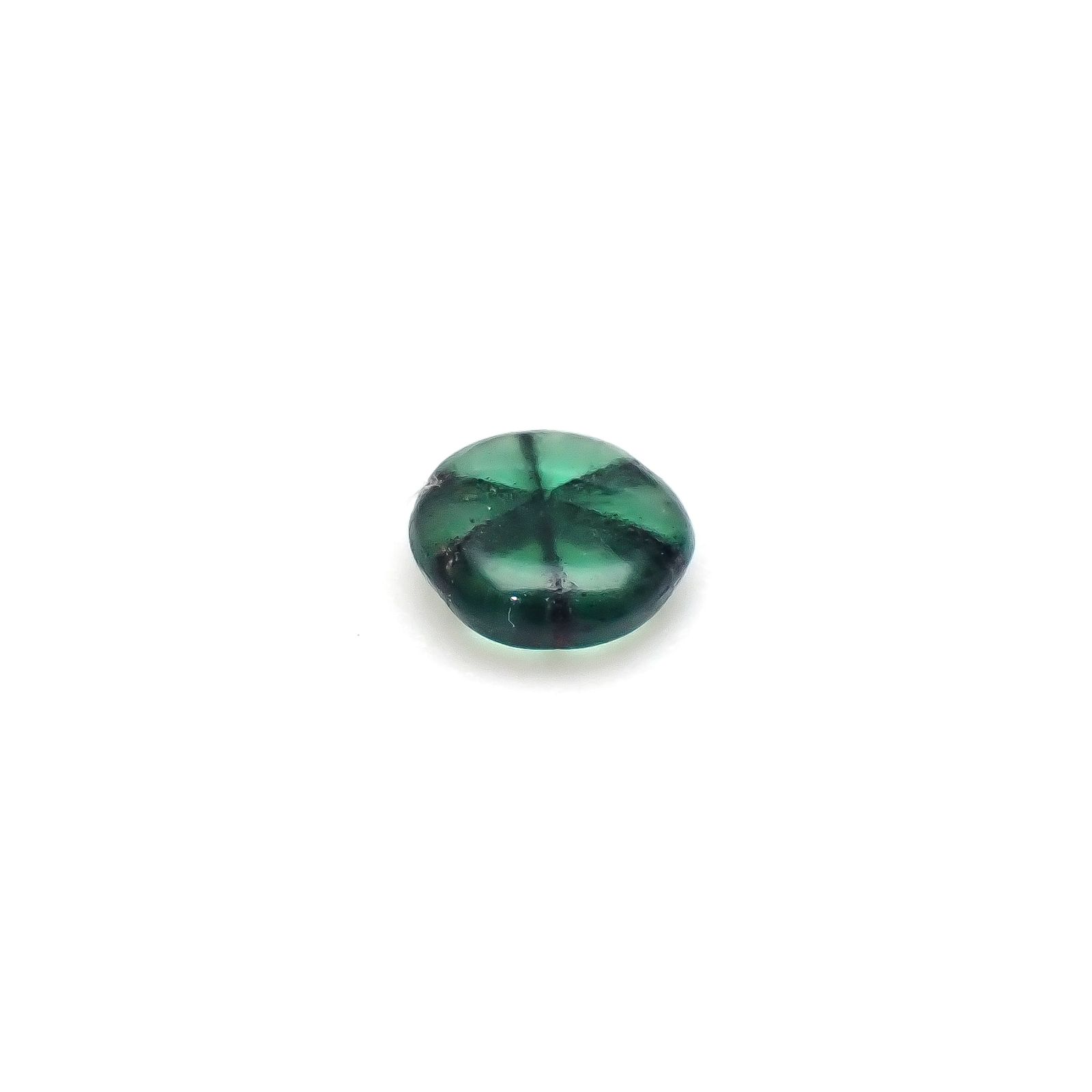 トラピッチェエメラルド コロンビア産 0.39ct[240326504]5.2x5.1mm前後