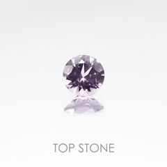 ラベンダースピネル(宝石名スピネル) スリランカ産 0.29ct 識別済[20106659]4×4mm前後