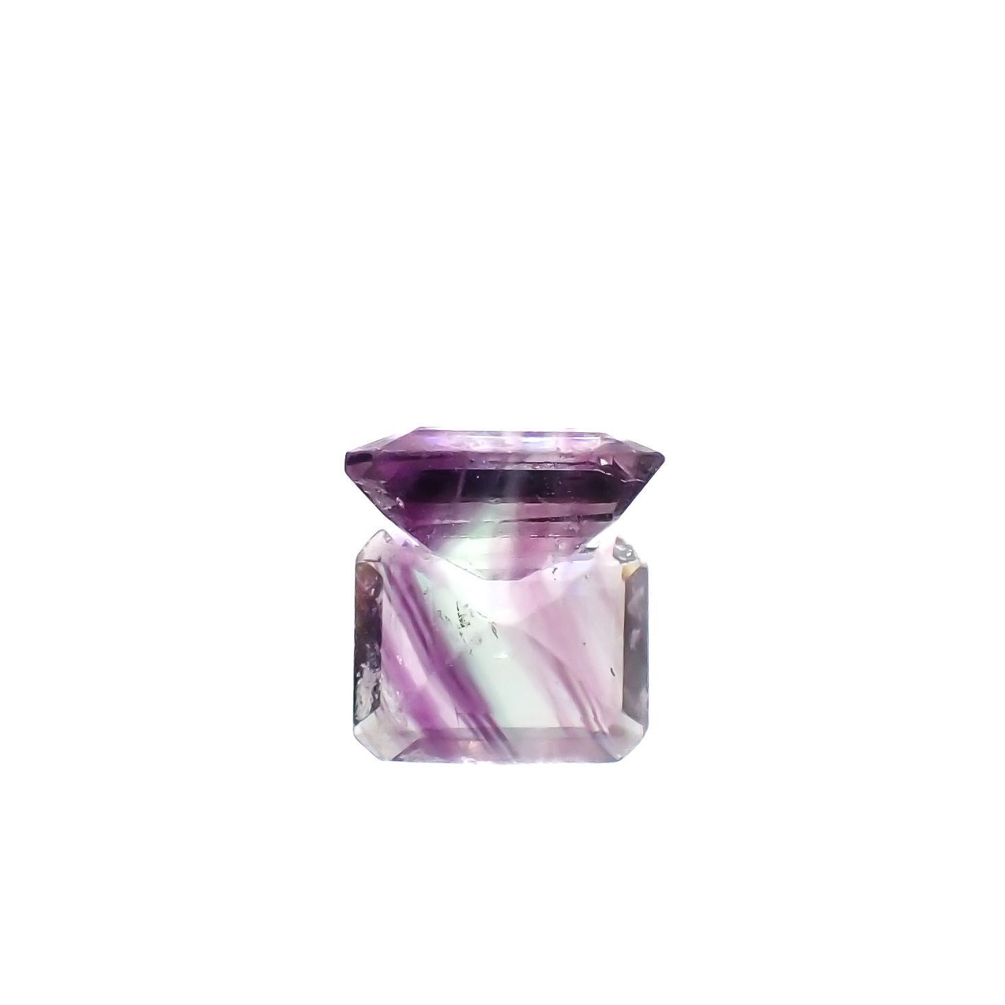パーティカラーフローライト フルオレッセンス ブラジル産 3.14ct[240326906]10x8mm前後