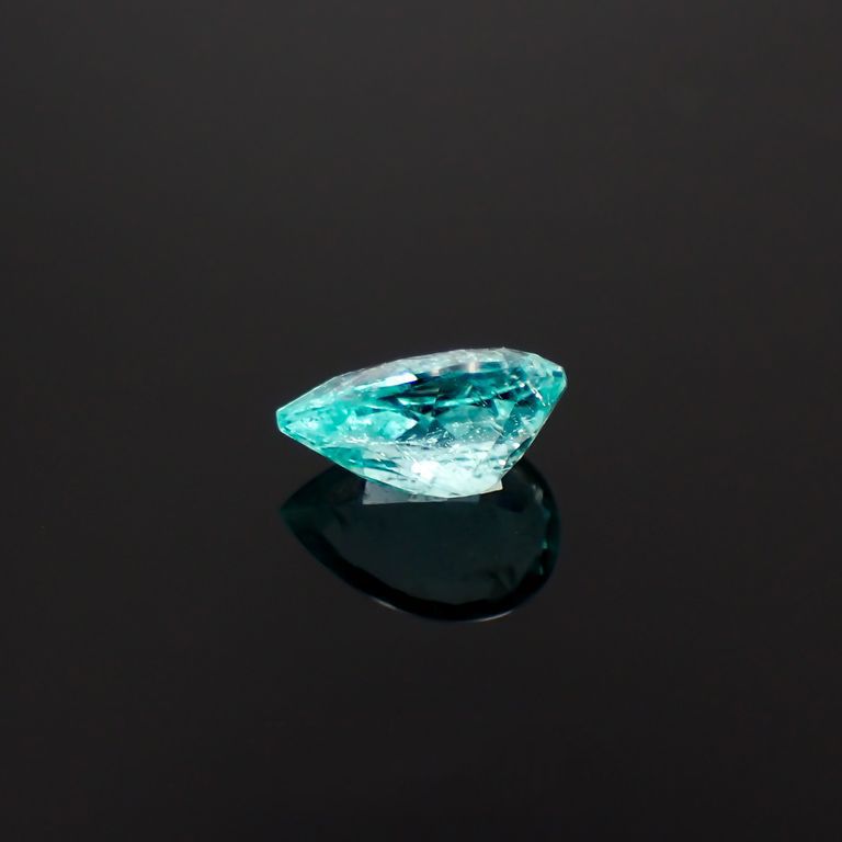 パライバトルマリン(宝石名トルマリン/別名パライバ・トルマリン)ブラジル産 0.399ct ソ付(宝貴協)[221018781]6x4mm前後