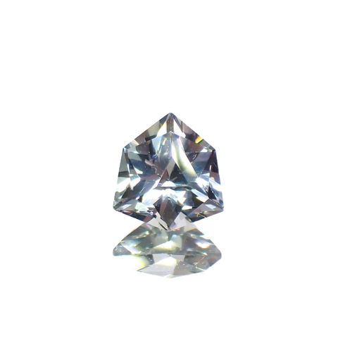 ◇カスタムカット◇バイカラータンザナイト 非加熱(宝石名ゾイサイト)タンザニア産 0.62ct 識別済[221118969]5.9x5.8mm前後