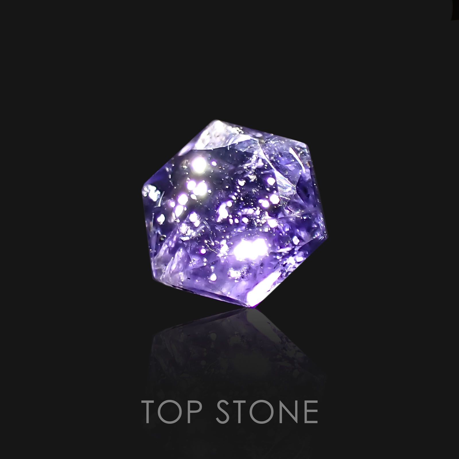 アイオライトサンストーン ブラジル産 ルース 0.5ct[21059242]5.5×5.5mm前後