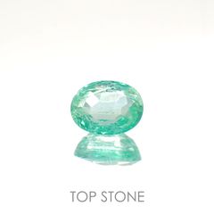 パステルカラーエメラルド コロンビア産 0.33ct[220817228]5x3.8mm前後