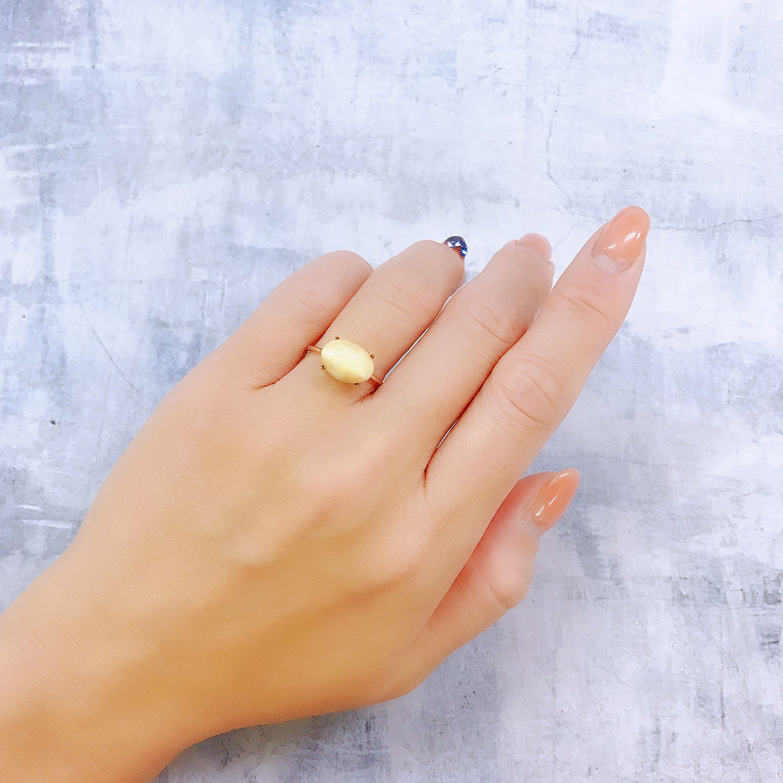 オパールキャッツアイ ブラジル・バイーア州産 2.80ct[220917854]11.1x8.1mm前後