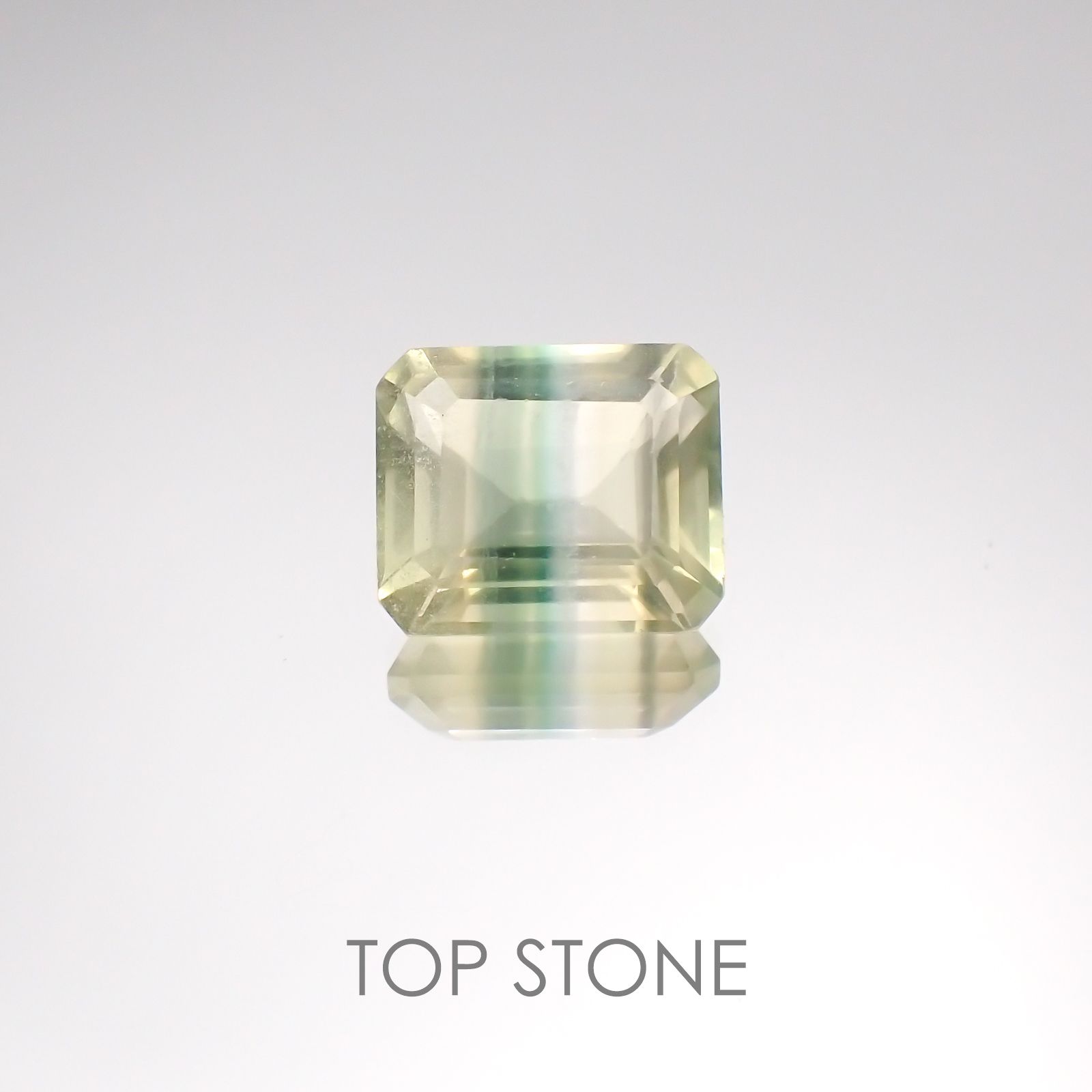 バイカラーフローライト ブラジル産 ルース 7.43ct[20128502]11.9×10mm前後