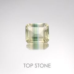 バイカラーフローライト ブラジル産 ルース 7.43ct[20128502]11.9×10mm前後