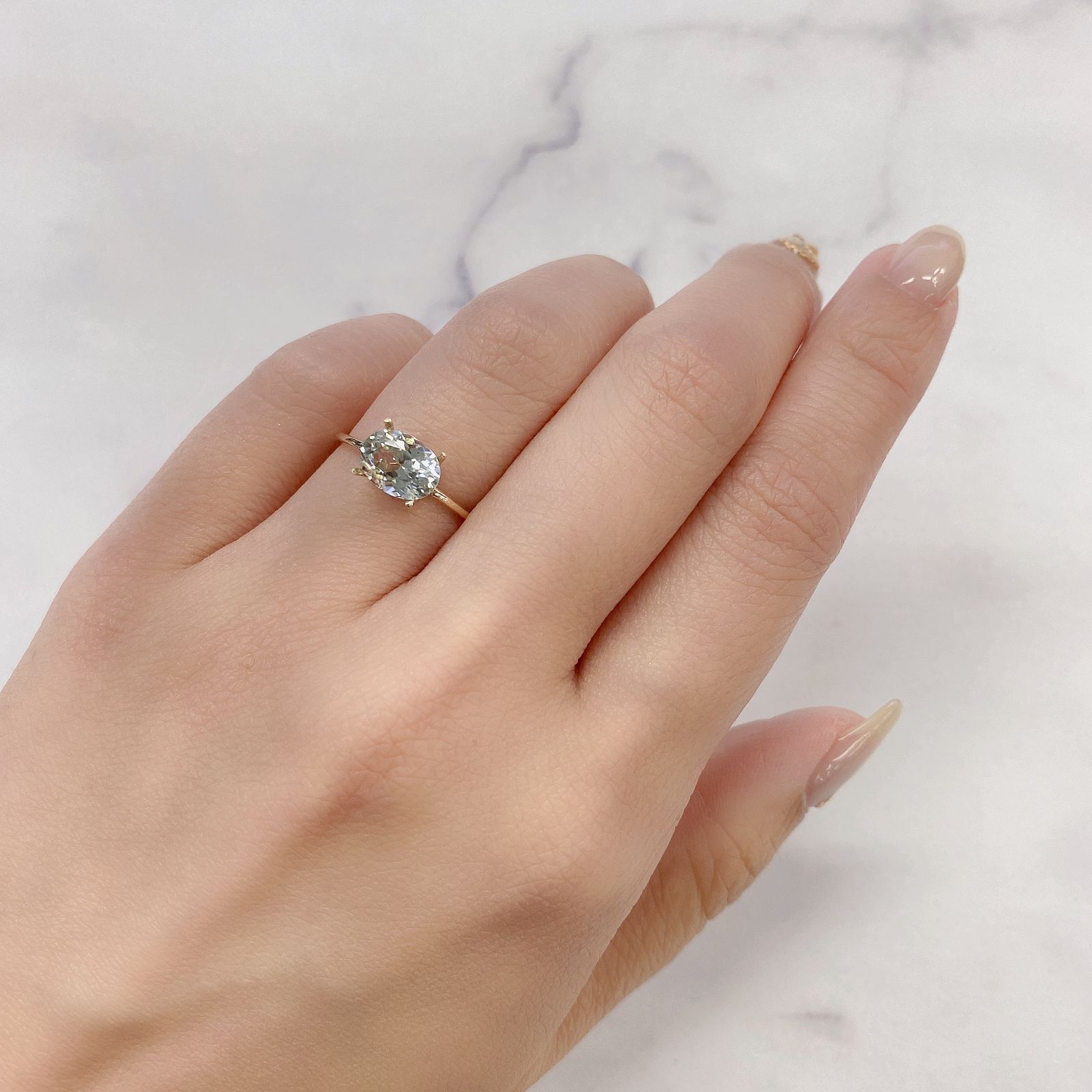 シリマナイト(宝石名シリマナイト)インド産 1.51ct 識別済[211113699]8.1x6mm前後
