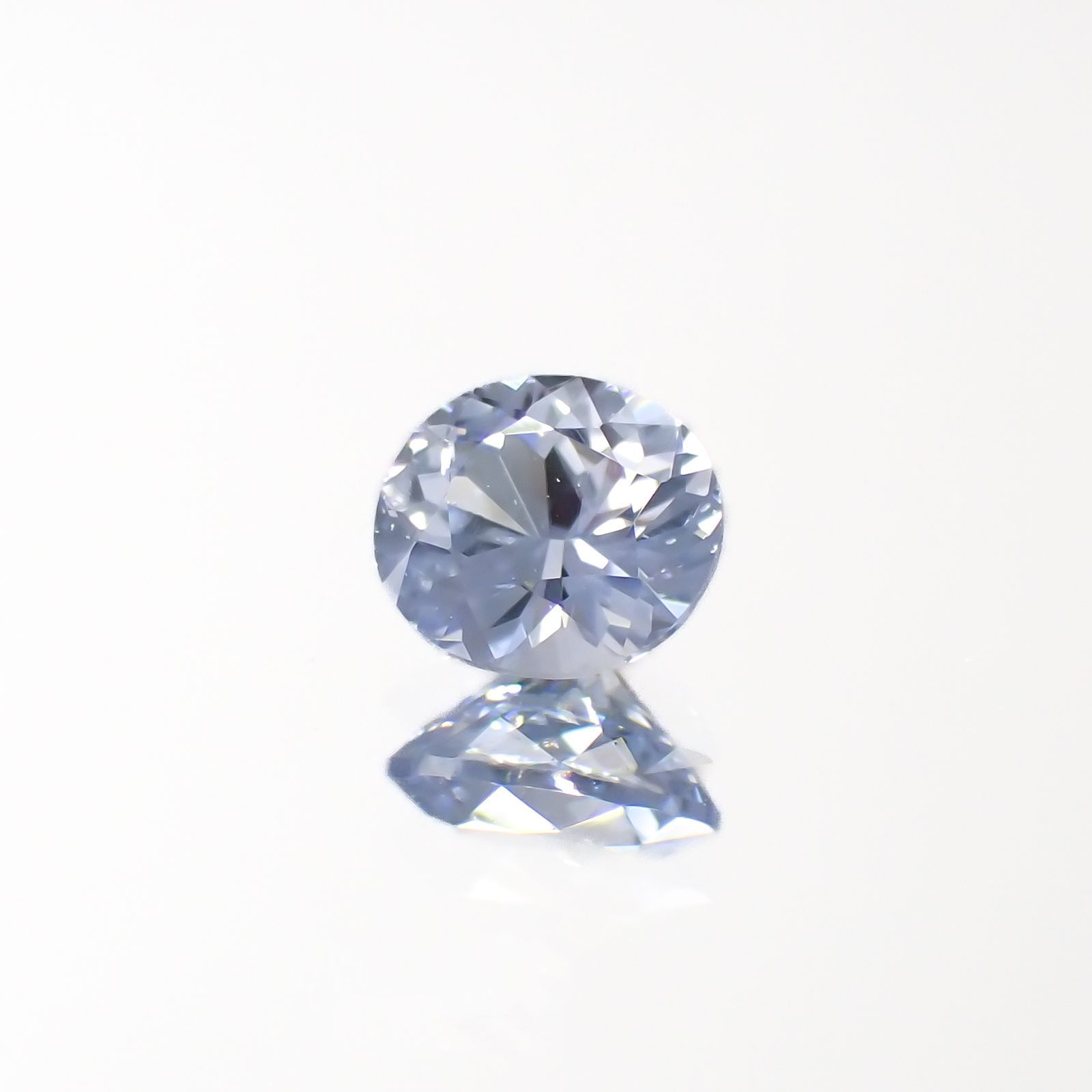 アイスブルーサファイア(宝石名サファイア)スリランカ/マダガスカル産 0.27ct 識別済[220918072]4x3.6mm前後