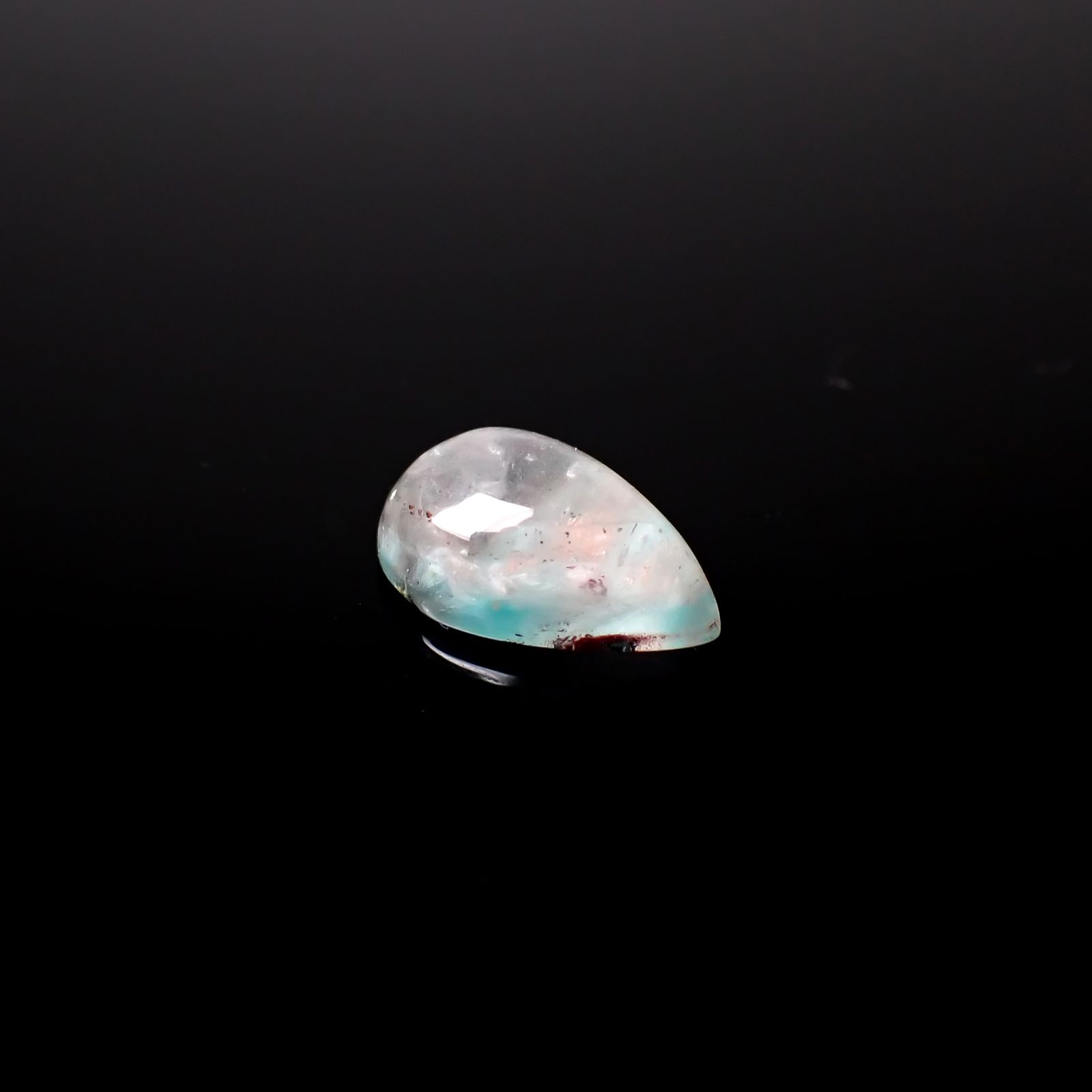 アホイトインクォーツ 南アフリカ・メッシーナ鉱山産 2.67ct [241029324]11.8x8mm前後