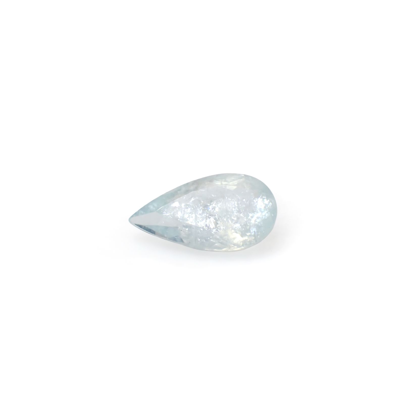 イリデッセンスアクアマリン ブラジル産 4.78ct [250730699]16.7x9.1mm前後