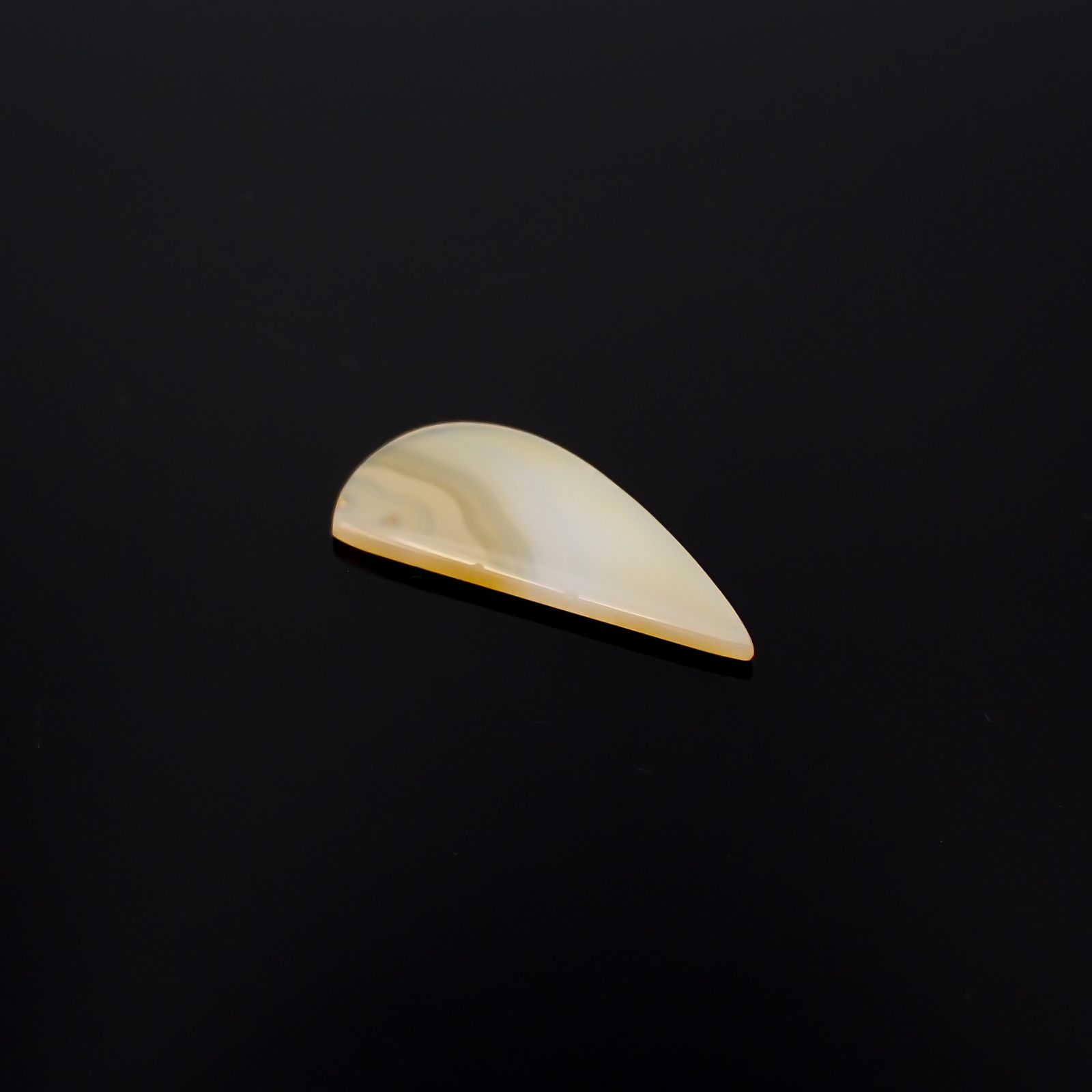 ◇フリーフォーム◇アイリスアゲート スライス インドネシア・スマトラ産 6.93ct[231023663]31x14.7mm前後