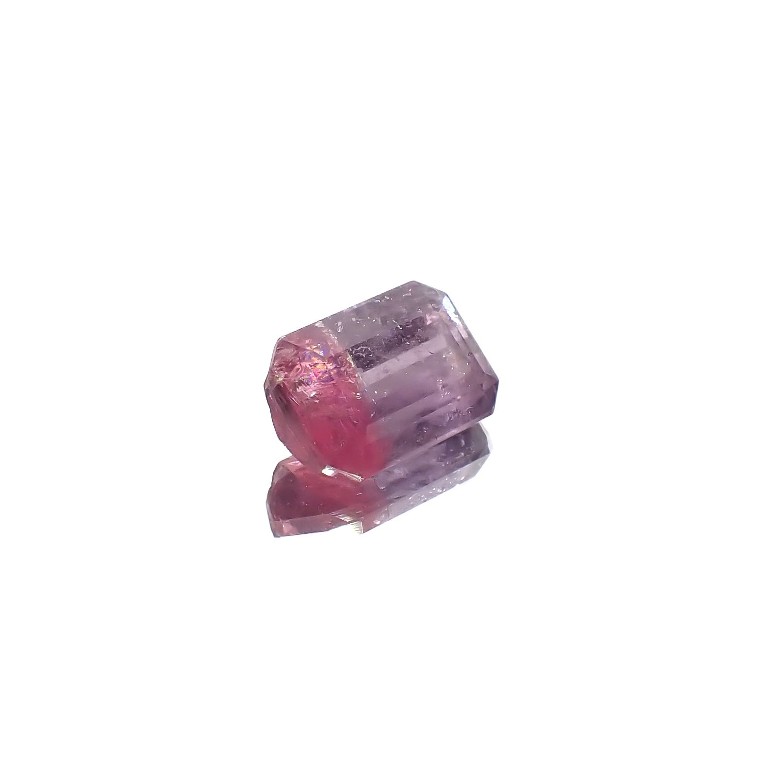 バイカラートルマリン アフガニスタン産 3.76ct [241029400]10.8x7.7mm前後