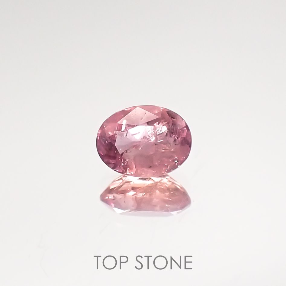 ペツォッタイト(ラズベリル)(宝石名ペツォッタイト) マダガスカル産 0.182ct ソ付(彩珠)[210711801]4×3mm前後