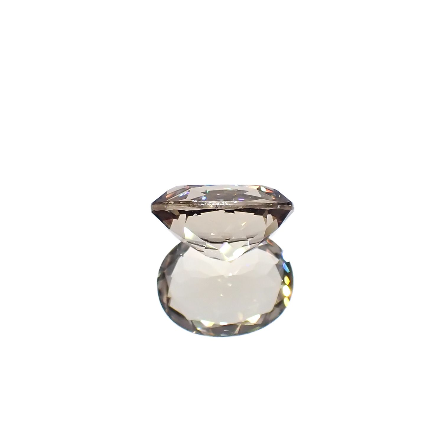 含バリウム・サニディン(宝石名サニディン)ドイツ産 2.59ct 識別済[231224977]10.4x8.2mm前後