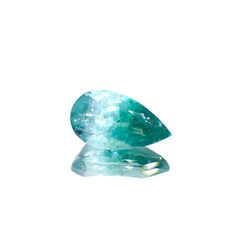 バイカラーパライバトルマリン(宝石名トルマリン/別名パライバ・トルマリン)ナイジェリア産 2.78ct GIA鑑付[231023684]12.27x7.02mm前後