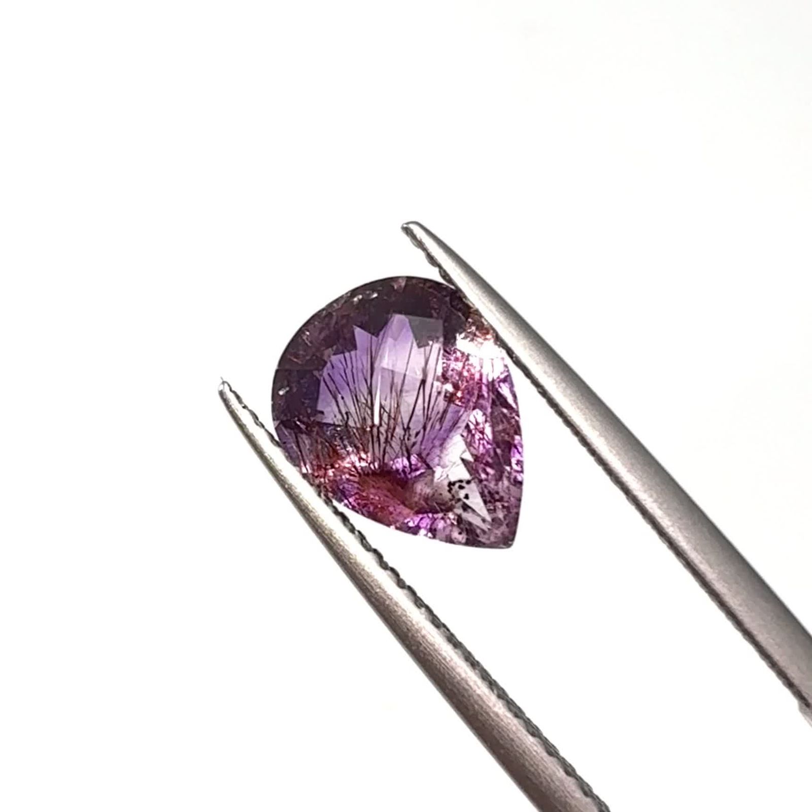 エレスチャル様確認用 ◇チェッカーカット◇アメジストエレスチャル ブラジル産 2.39ct