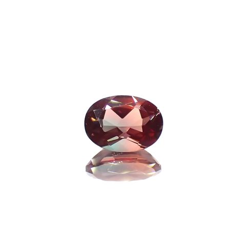 バイカラーアンデシン モンゴル産 0.74ct[230421493]7x5.1mm前後