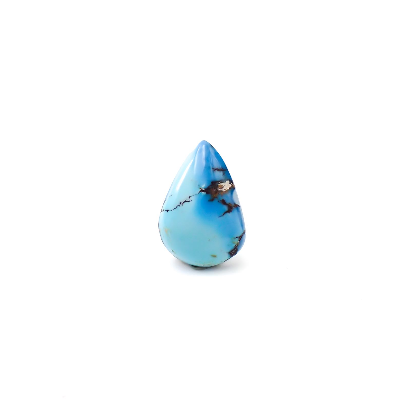 ターコイズ カザフスタン・ゴールデンヒル鉱山産 1.71ct / 11.5x7.9mm前後 [260632396]
