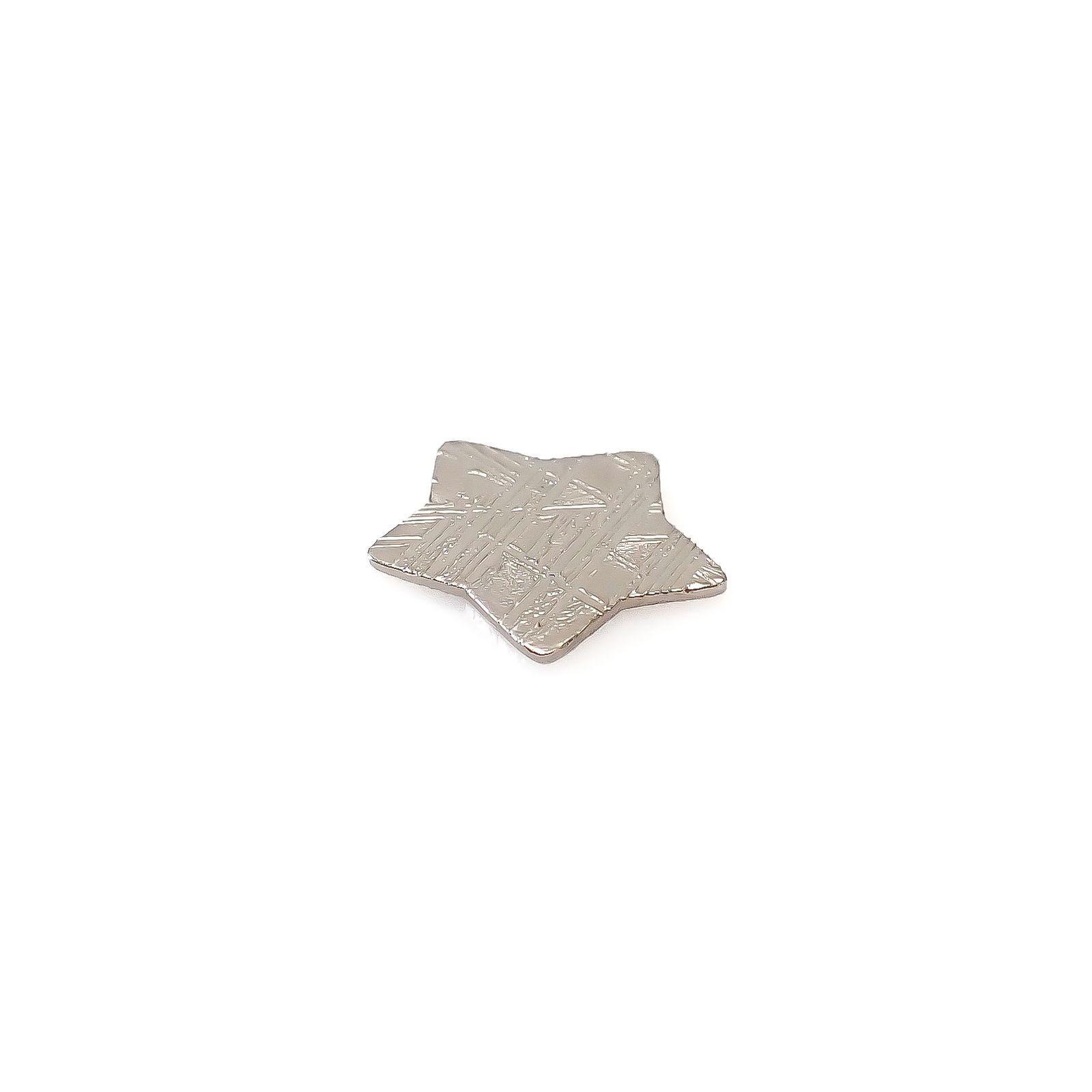 ◇カスタムカット・スター◇アルタイ隕石 発見地：中国 0.83ct [250129809]9.3x9.5mm前後
